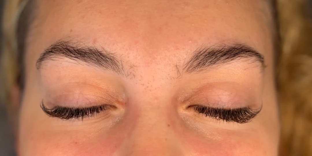 Brow Lamination, før behandling